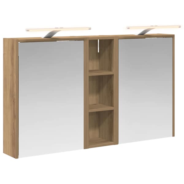 Vannitoa kapikomplekt 3 tk 106 × 16 × 62,5 cm Tehispuit