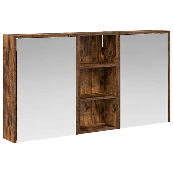 Vannitoa kapikomplekt 3 tk 116 × 16 × 62,5 cm Tehispuit