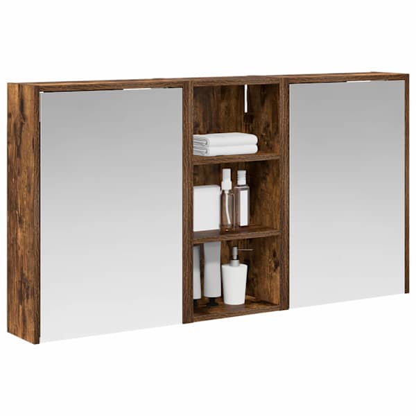 Vannitoa kapikomplekt 3 tk 116 × 16 × 62,5 cm Tehispuit