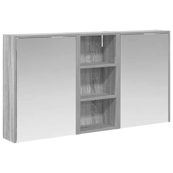 Vannitoa kapikomplekt 3 tk 116 × 16 × 62,5 cm Tehispuit