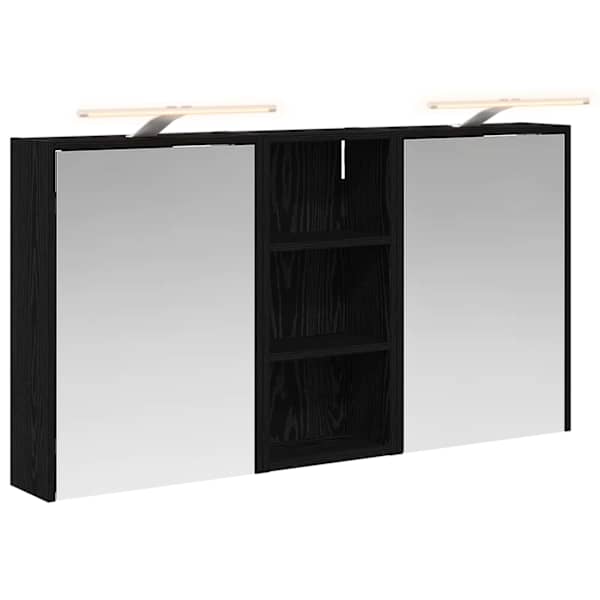 Vannitoa kapikomplekt 3 tk 116 × 16 × 62,5 cm Tehispuit