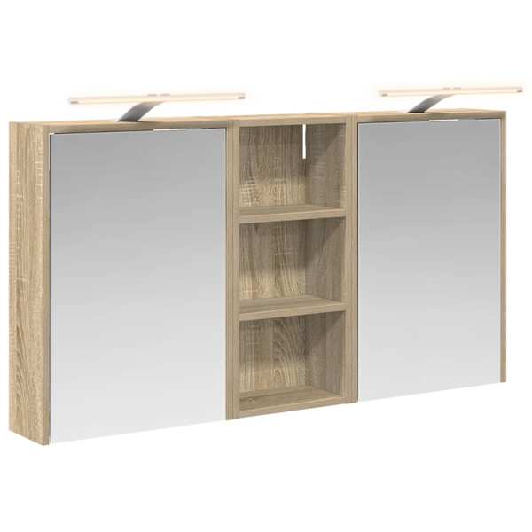 Vannitoa kapikomplekt 3 tk 116 × 16 × 62,5 cm Tehispuit