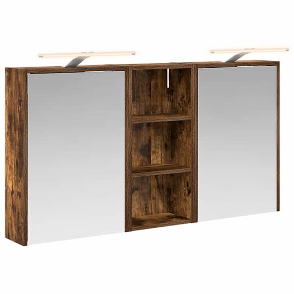 Vannitoa kapikomplekt 3 tk 116 × 16 × 62,5 cm Tehispuit