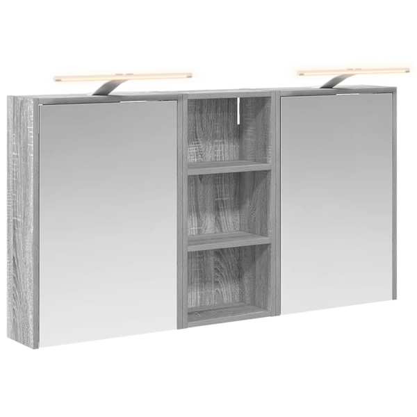 Vannitoa kapikomplekt 3 tk 116 × 16 × 62,5 cm Tehispuit
