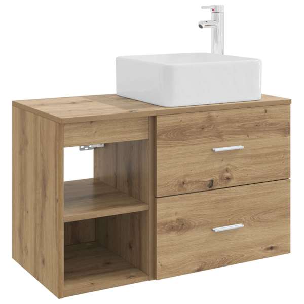 Vannitoa mööbleset 2 tk Artisan tamm Tehispuit