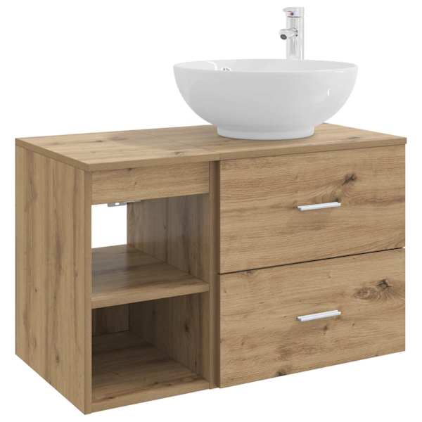 Vannitoa mööbleset 2 tk Artisan tamm Tehispuit