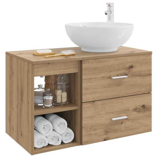 Vannitoa mööbleset 2 tk Artisan tamm Tehispuit