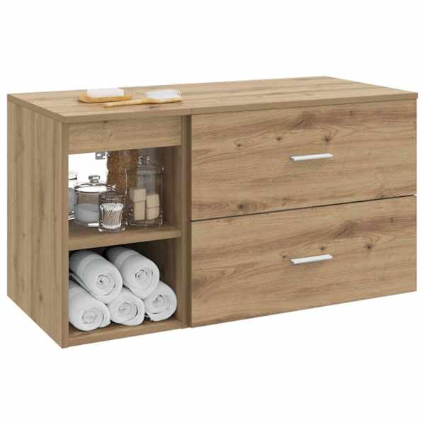 Vannitoa mööbleset 2 tk Artisan tamm Tehispuit