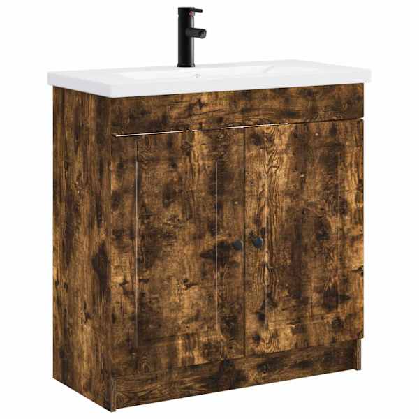 Vannitoa mööbleset Suitsutatud tamm 56 × 37,5 × 81 cm Tehispuit