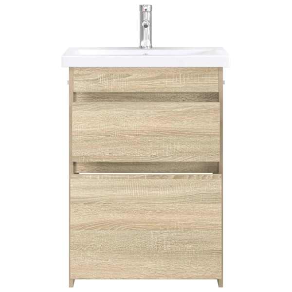 Vannitoa mööbleset Sonoma tamm 61 × 40 × 84,5 cm Tehispuit