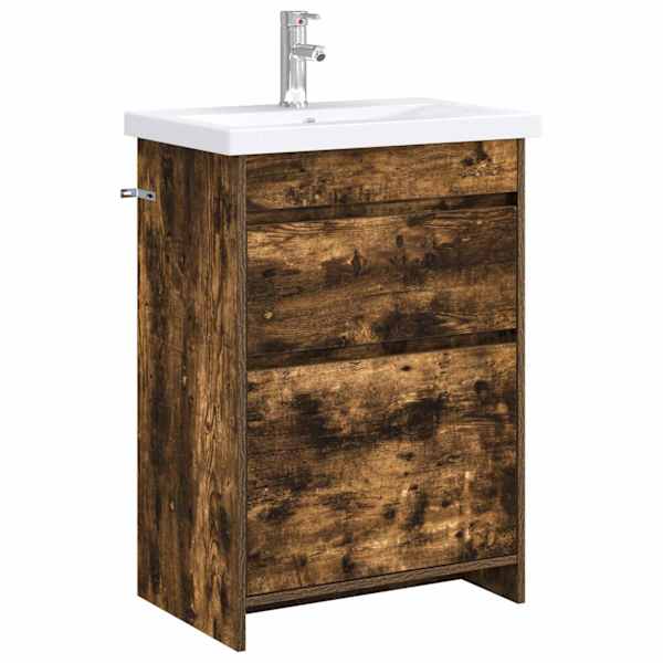 Vannitoa mööbleset Suitsutatud tamm 61 × 40 × 84,5 cm Tehispuit