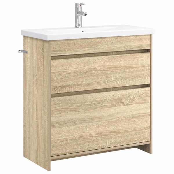 Vannitoa mööbleset Sonoma tamm 81 × 40 × 84,5 cm Tehispuit