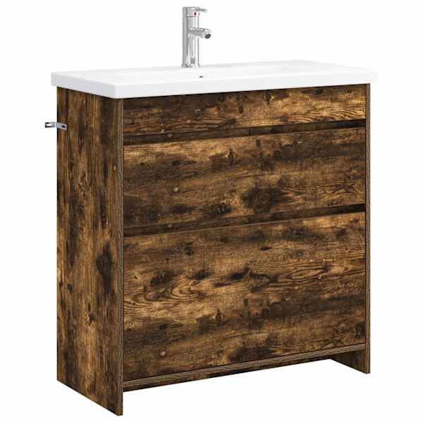 Vannitoa mööbleset Suitsutatud tamm 81 × 40 × 84,5 cm Tehispuit