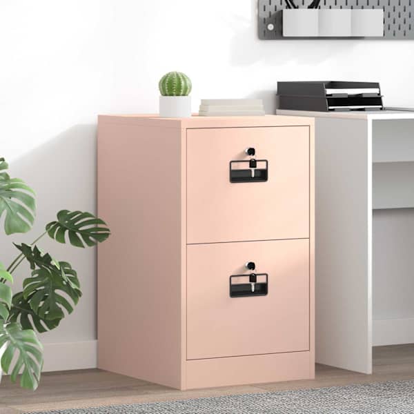 Failikapp sahtliga Roosa 44 × 50 × 74,5 cm Külmvalsitud teras