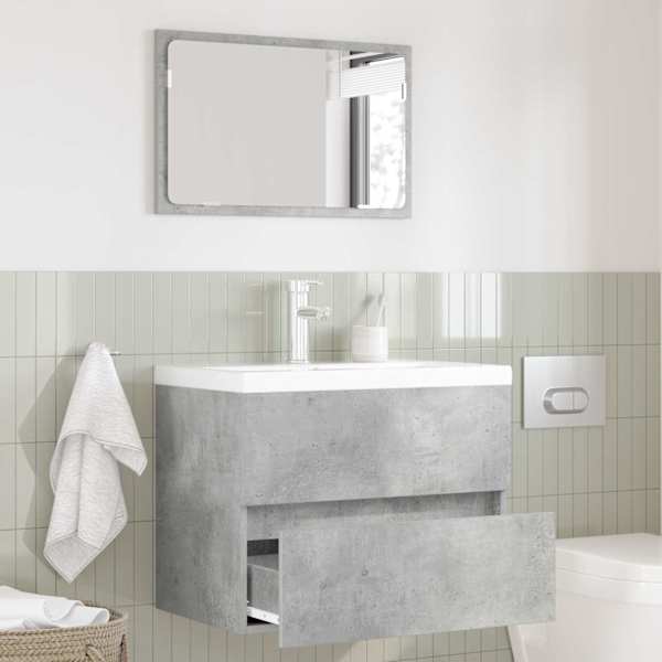 Vannitoa mööbleset Betoonhall 60 × 38,3 × 45 cm Tehispuit