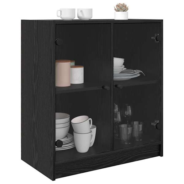 Kõrvalkapp Must tamm 68 × 37 × 75,5 cm Tehispuit