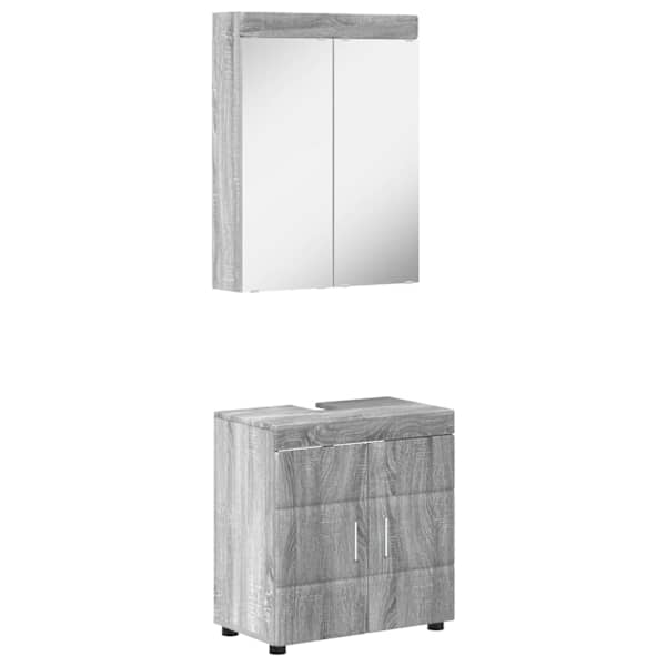 Vannitoa mööbleset TULUM 2 tk Hall Sonoma 60 × 34 × 63 cm