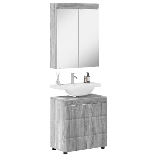 Vannitoa mööbleset TULUM 2 tk Hall Sonoma 60 × 34 × 63 cm