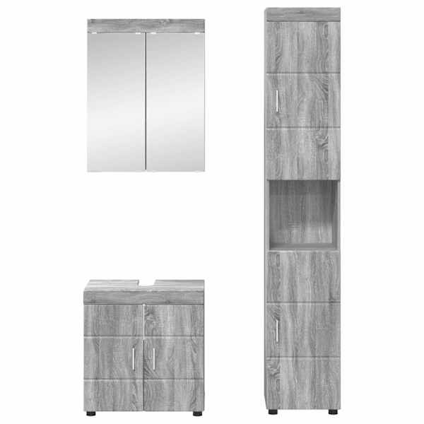 Vannitoa mööbleset TULUM 3 tk Hall Sonoma 60 × 34 × 63 cm