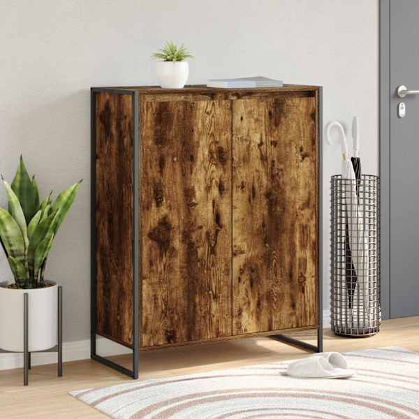 Kinga kapp ladustamisega Suitsu tamm 79 × 36 × 100 cm Tehispuit
