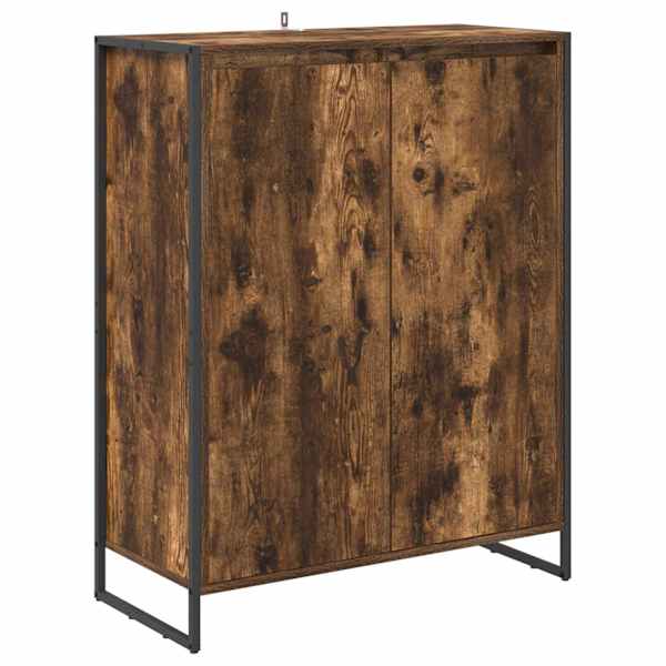 Kinga kapp ladustamisega Suitsu tamm 79 × 36 × 100 cm Tehispuit