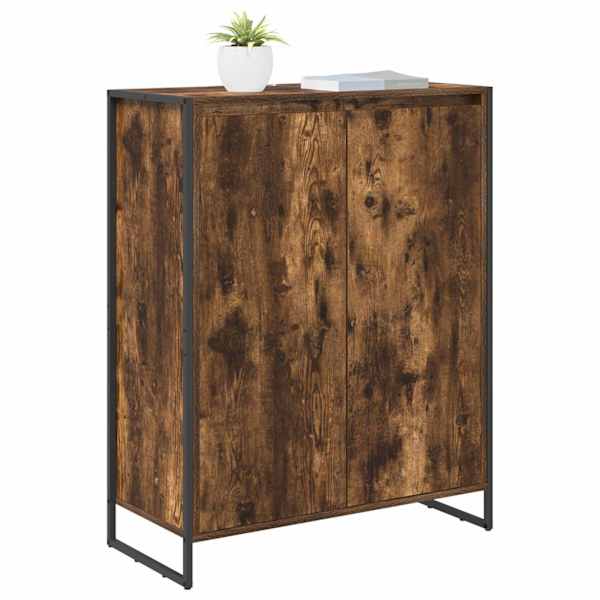 Kinga kapp ladustamisega Suitsu tamm 79 × 36 × 100 cm Tehispuit