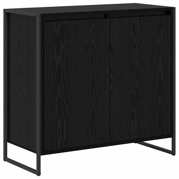 Kõrvalkapp Must tamm 79 × 36 × 75 cm Tehispuit