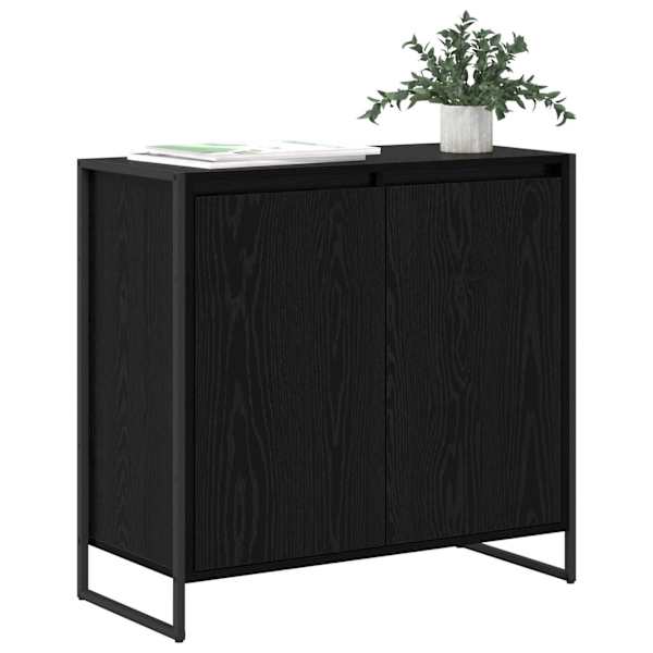 Kõrvalkapp Must tamm 79 × 36 × 75 cm Tehispuit