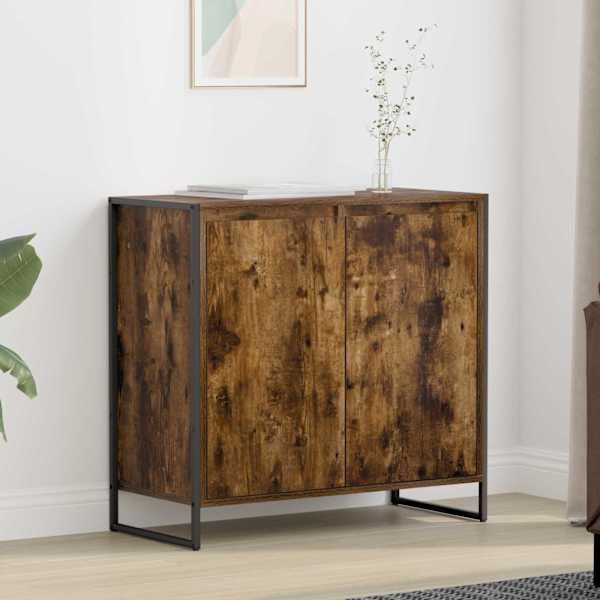 Kõrvalkapp Suitsutatud tamm 79 × 36 × 75 cm Tehispuit