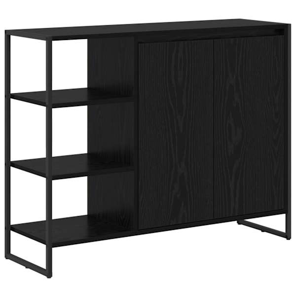 Kõrvalkapp Must tamm 96.5 × 30 × 75 cm Tehispuit