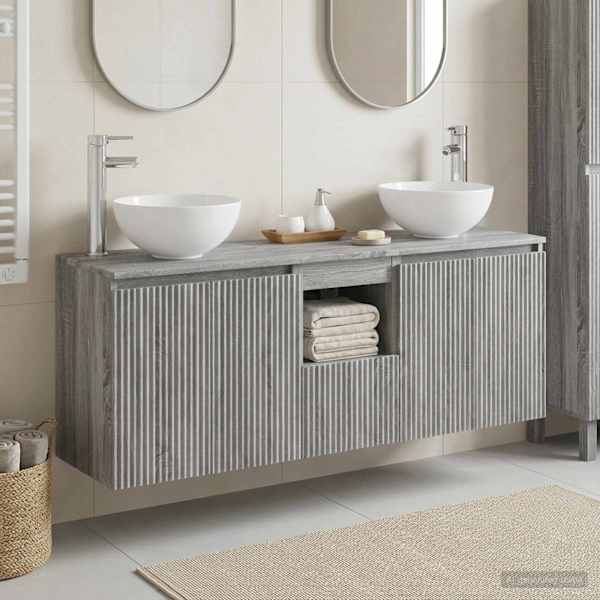 Vannitoa kapikomplekt 3 tk Hall Sonoma 129 × 41 × 80 cm