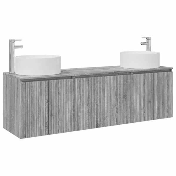 Vannitoa kapikomplekt 3 tk Hall Sonoma 161,5 × 44,5 × 80 cm