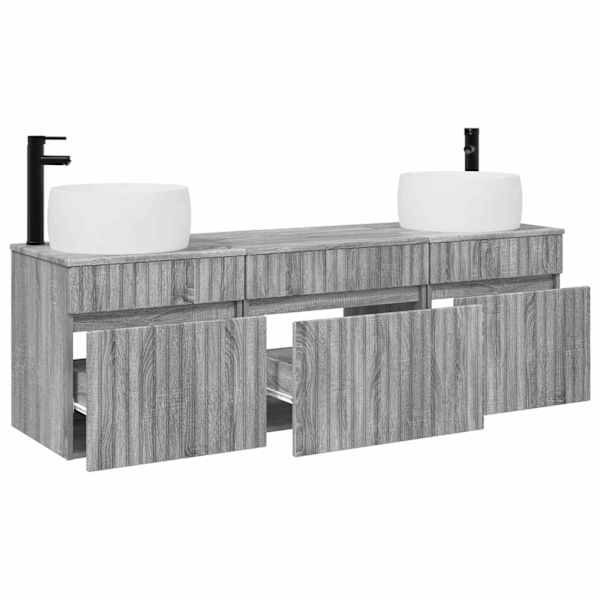 Vannitoa kapikomplekt 3 tk Hall Sonoma 49 × 44,5 × 66 cm