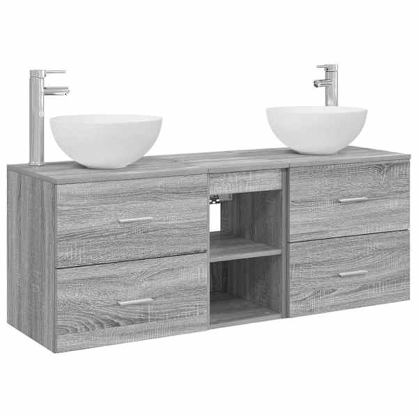 Vannitoa kapikomplekt 3 tk Hall Sonoma 129 × 35 × 80 cm