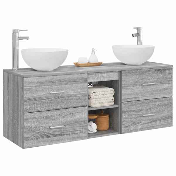 Vannitoa kapikomplekt 3 tk Hall Sonoma 129 × 35 × 80 cm