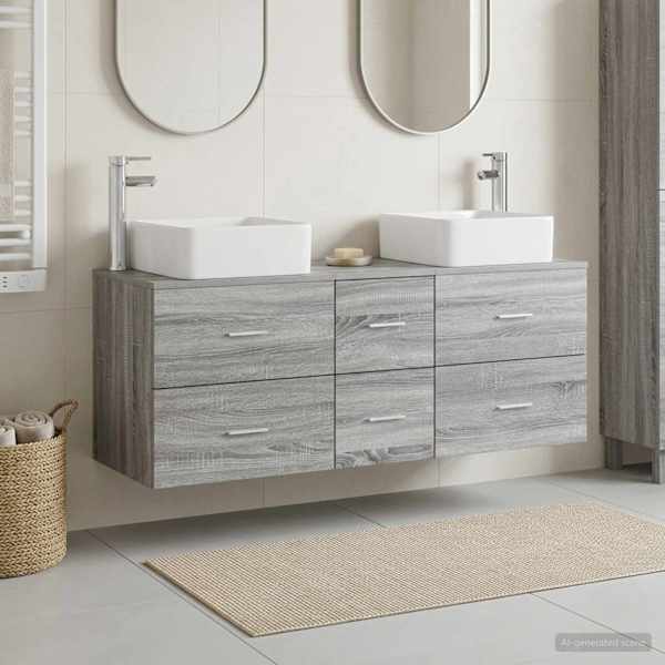 Vannitoa kapikomplekt 3 tk Hall Sonoma 49,5 × 41 × 63 cm