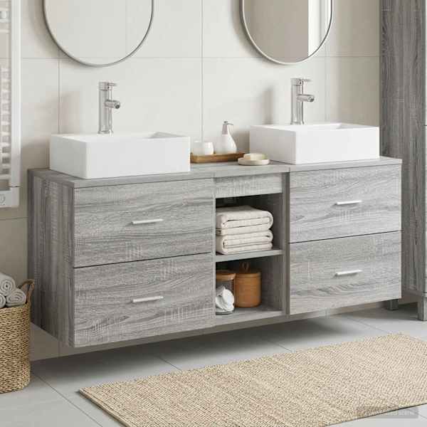 Vannitoa kapikomplekt 3 tk Hall Sonoma 129 × 41 × 79.5 cm