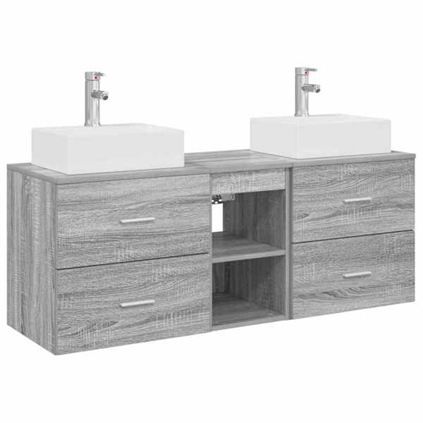 Vannitoa kapikomplekt 3 tk Hall Sonoma 129 × 41 × 79.5 cm
