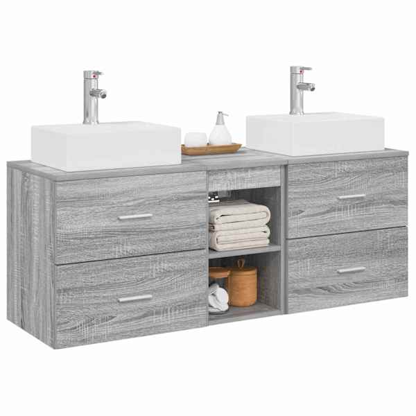 Vannitoa kapikomplekt 3 tk Hall Sonoma 129 × 41 × 79.5 cm