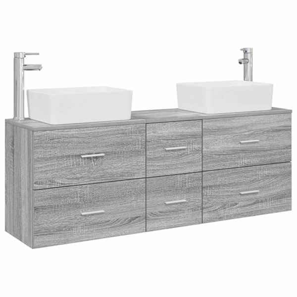 Vannitoa kapikomplekt 3 tk Hall Sonoma 136 × 35 × 80 cm