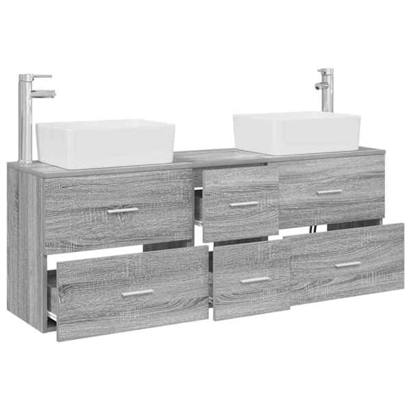 Vannitoa kapikomplekt 3 tk Hall Sonoma 136 × 35 × 80 cm