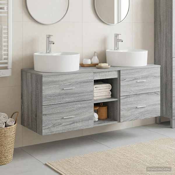 Vannitoa kapikomplekt 3 tk Hall Sonoma 129 × 44.5 × 82 cm