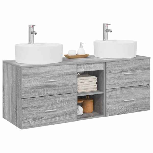 Vannitoa kapikomplekt 3 tk Hall Sonoma 129 × 44.5 × 82 cm