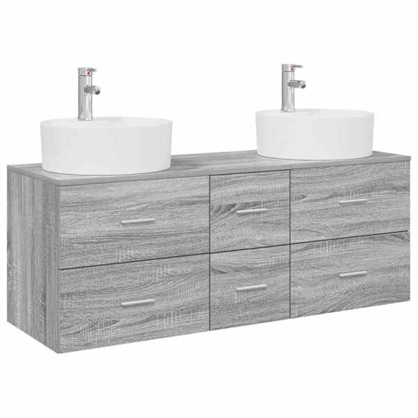 Vannitoa mööbleset 3 tk Hall Sonoma 129 × 44,5 × 80 cm