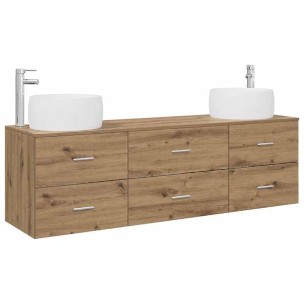Vannitoa mööbleset 3 tk Artisan tamm 49,5 × 44,5 × 66 cm