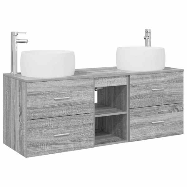 Vannitoa mööbleset 3 tk Hall Sonoma 49,5 × 44,5 × 66 cm