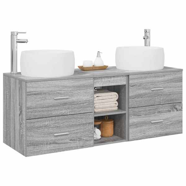 Vannitoa mööbleset 3 tk Hall Sonoma 49,5 × 44,5 × 66 cm