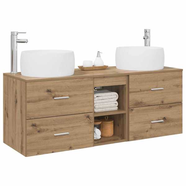 Vannitoa mööbleset 3 tk Artisan tamm 49,5 × 44,5 × 66 cm