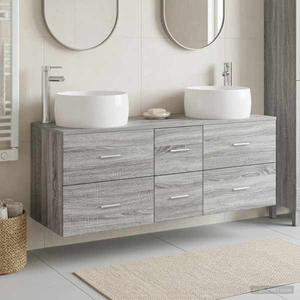 Vannitoa mööbleset 3 tk Hall Sonoma 49,5 × 44,5 × 66 cm