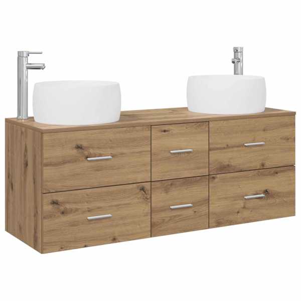 Vannitoa mööbleset 3 tk Artisan tamm 49,5 × 44,5 × 66 cm